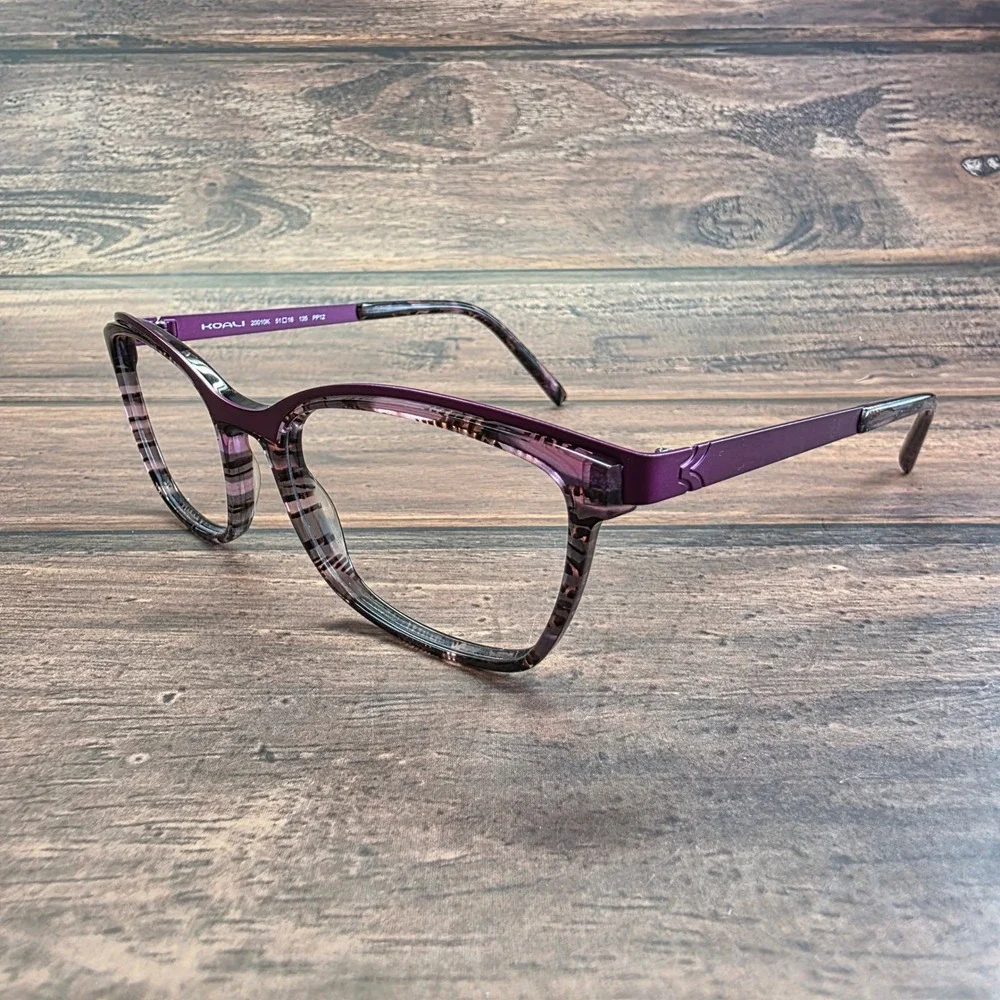 Morel Koali France Purple Eyeglasses Frames Women 51 18‎ 135 PP12 FRAMES ONLY
